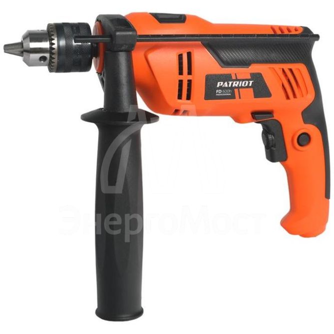 Дрель электрическая ударная FD 600h с ударом 710Вт 0-2800об/мин 44800уд/мин PATRIOT 120301440