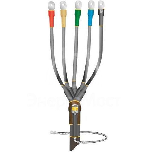 Муфта кабельная концевая универс. 1кВ 1ПКВ(Н)ТпбН-5х(35-50) с болтовыми наконечниками Нева-Транс Комплект 22020150