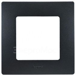 Рамка 1-м Etika антрацит Leg 672581