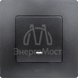 Рамка 1-м Etika антрацит Leg 672581