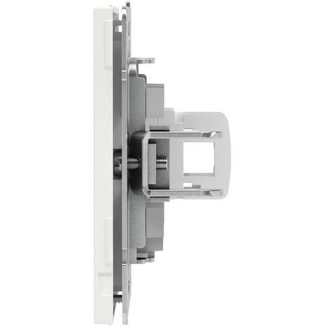 Розетка компьютерная 1-м KANT RJ45 кат.5E без шторки бел. магнолия DKC 7000663