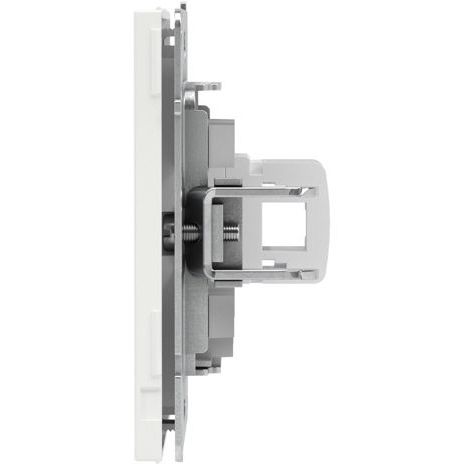Розетка компьютерная 1-м KANT RJ45 кат.5E без шторки бел. магнолия DKC 7000663