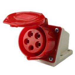 Розетка стационарная ОП PPC 125 32А 5п 3Р+РЕ+N 380В IP44 Pro JazzWay 5072732