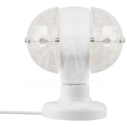 Диско-лампа светодиодная двойная Е27 подставка с цоколем Е27 в комплекте 230В NEON-NIGHT 601-250