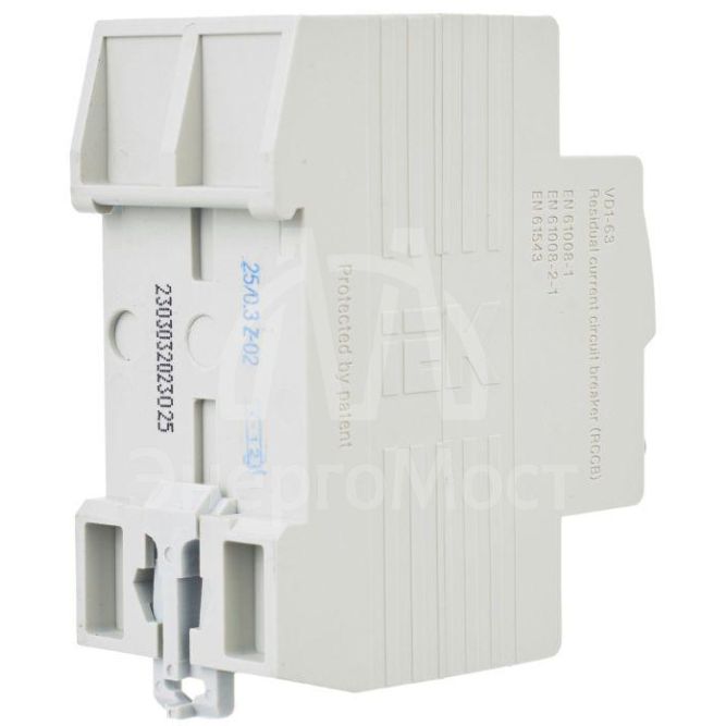 Выключатель дифференциального тока (УЗО) 2п 25А 300мА тип AC ВД1-63 IEK MDV10-2-025-300