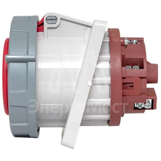 Розетка стационарная внутренняя угловая 4252 3Р+РЕ+N 32А 380В IP67 PROxima EKF ps-4252-32-380