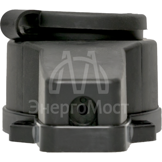 Розетка 3-м 16А IP44 2P+PE 230В с защ. крышками каучук EKF RPS-015-16-230-44