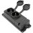 Розетка 2-м 16А IP44 2P+PE 230В с защ. крышками каучук PROxima EKF RPS-018-16-230-44-r