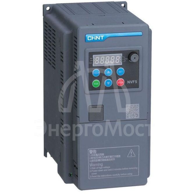 Преобразователь частоты NVF5-1.5/TS4-B 1.5кВт 380В 3ф общий тип CHINT 201996