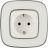 Механизм розетки 1-м СП Valena Allure 16А IP2X 250В 2К+З с лиц. панелью безвинт. зажимы бел. Leg 753721