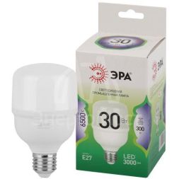 Лампа светодиодная GREEN LINE POWER T70-30W-865-E27 GL 30Вт колокол 6500К свет холод. E27 Эра Б0067061