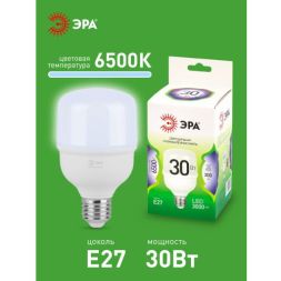 Лампа светодиодная GREEN LINE POWER T70-30W-865-E27 GL 30Вт колокол 6500К свет холод. E27 Эра Б0067061