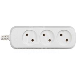 Колодка удлинителя KX-3 3-м без зазeмл. ЭРА Б0028331