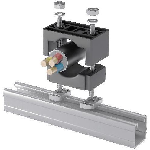 Крепление для кабеля рядное d40-60мм RKK40-60 КМ LO24122