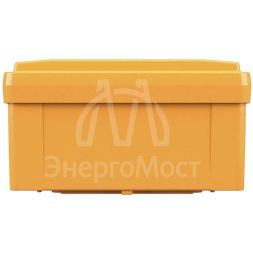 Коробка ответвительная FS 100х100х50мм 4р 450В 6А 4кв.мм с гладкими стенками и клеммн. IP56 пластик. DKC FSB10404