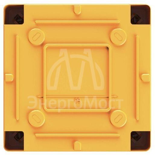 Коробка ответвительная FS 100х100х50мм 4р 450В 6А 4кв.мм с гладкими стенками и клеммн. IP56 пластик. DKC FSB10404