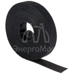 Хомут-липучка 16мм черн. (5м/ролл) PROxima EKF hlft-1-b