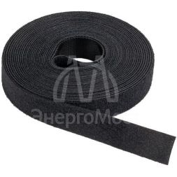 Хомут-липучка 16мм черн. (5м/ролл) PROxima EKF hlft-1-b