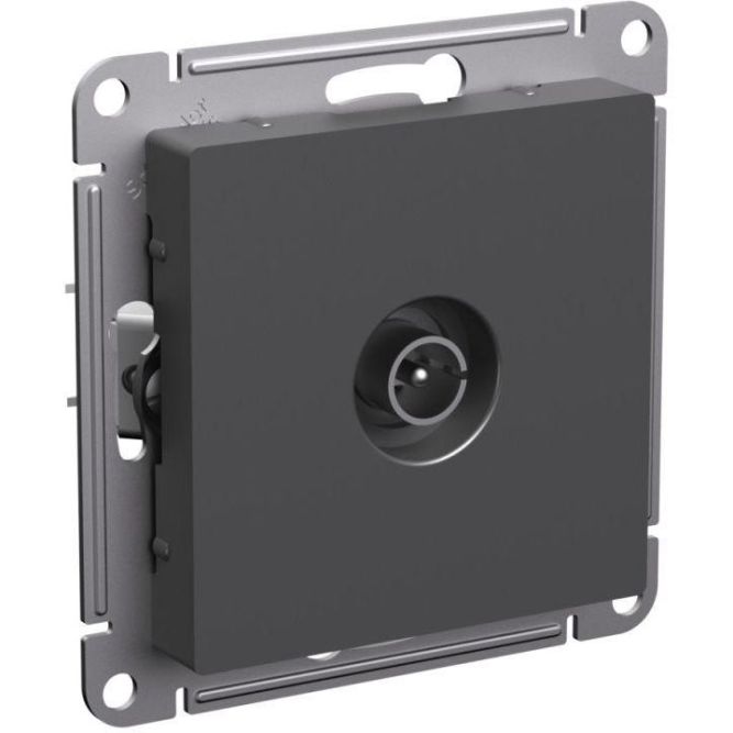 Розетка телевизионная TV коннектор AtlasDesign механизм базальт SE ATN001493