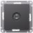 Розетка телевизионная TV коннектор AtlasDesign механизм базальт SE ATN001493