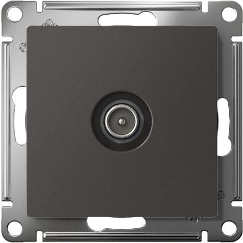 Розетка телевизионная TV коннектор AtlasDesign механизм базальт SE ATN001493