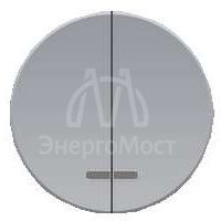 Механизм выключателя 2-кл. СП Florence 10А IP20 с подсветкой сер. 1E31801302 OneKeyElectro 2172848