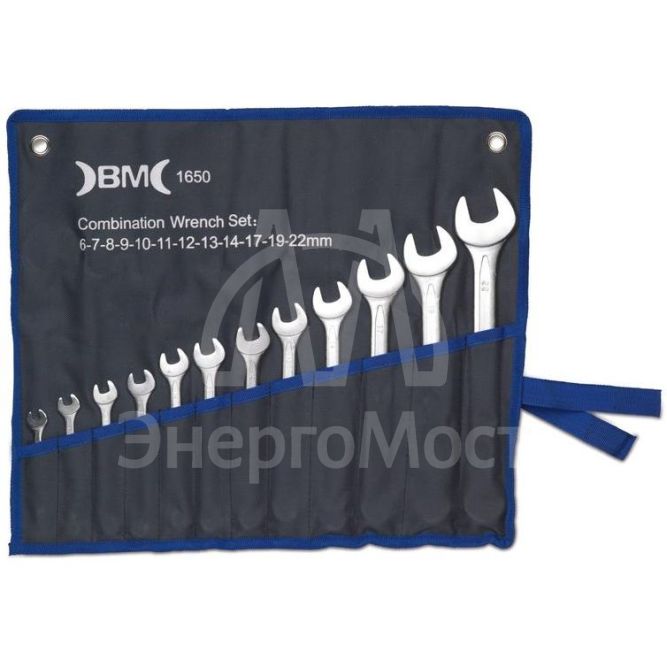 Набор комбинированных ключей 12 предметов BM BM-1650