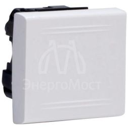 Выключатель 1-кл. 1п 2мод. Viva 16А IP20 бел. DKC 45021