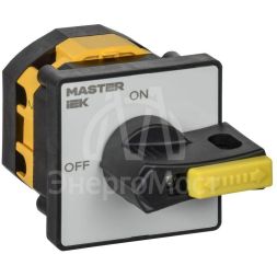Переключатель кулачковый 40А (сх. 91) стандартная рукоятка IEK MI-CS10-040-091