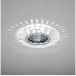 Светильник Emilia LED 51 1 70 декор. огран. полимер. со светодиод. подсвет. MR 16 прозр. ИТАЛМАК IT8675