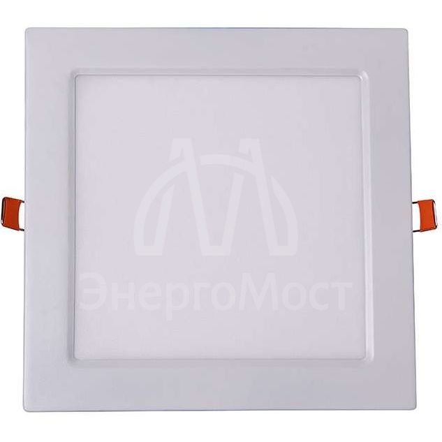 Светильник светодиодный ультратонкий встраив. PPL-S 12Вт 4000К IP40 WH 170мм квадрат Jazzway 5008342A