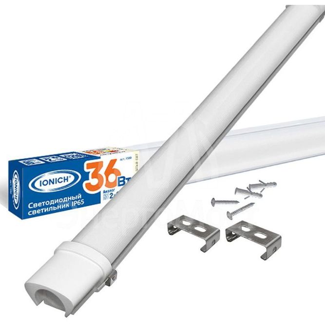 Светильник светодиодный линейный ДСП 1200мм 36Вт 4000К УХЛ2 IP65 IONICH 1580