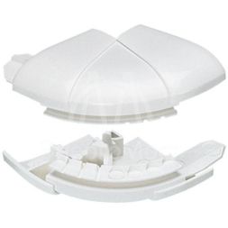 Угол внешний 80х50 бел. Leg 010622