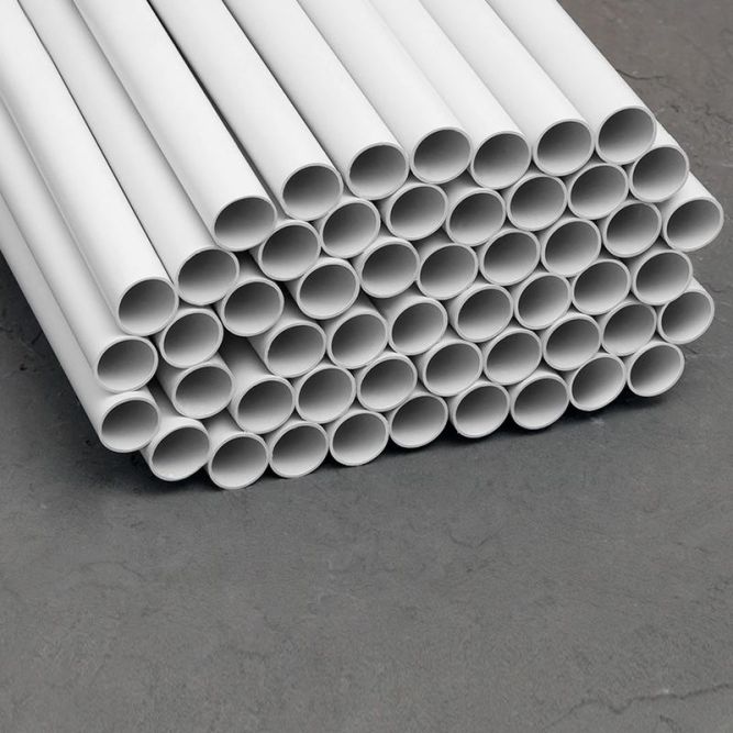 Труба гладкая ПВХ жесткая легкая d16мм сер. (дл.3м) TOKOV ELECTRIC TKE-THG-PVC-16-3-C06