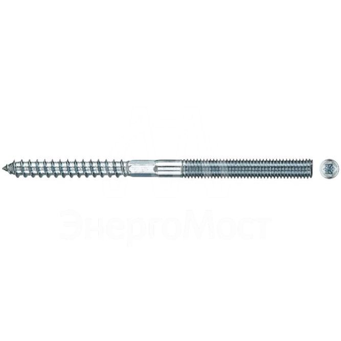 Шпилька сантехническая М8 L80 (уп.4шт) Zitar 112232