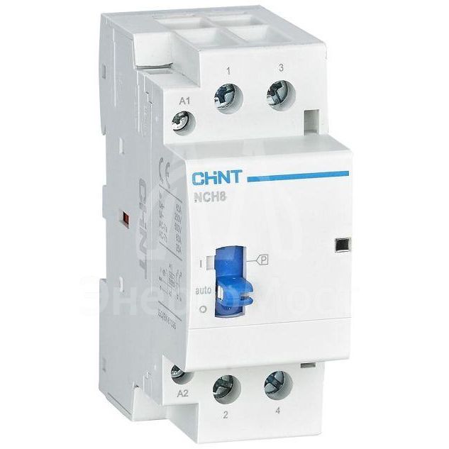 Контактор модульный NCH8-40M/11 AC 220-240В 50/60Гц ручное управление (R) CHINT 257439
