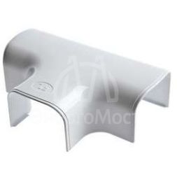 Тройник накладной 90град. для кабель-канала РКК 74х55 Арктика бел. Ruvinil ТРН-74х55