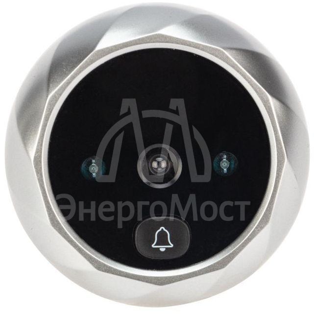 Видеоглазок дверной DV-112 с цветным LCD-дисплеем 2.8дюйм с функцией записи фото и звонком Rexant 45-1112