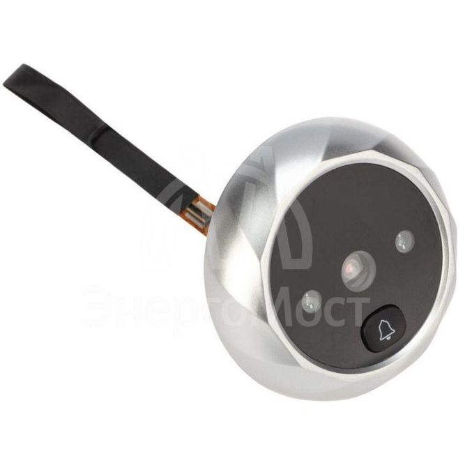 Видеоглазок дверной DV-112 с цветным LCD-дисплеем 2.8дюйм с функцией записи фото и звонком Rexant 45-1112