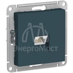 Механизм розетки компьютерной AtlasDesign RJ45 изумруд SchE ATN000883