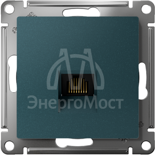Механизм розетки компьютерной AtlasDesign RJ45 изумруд SchE ATN000883