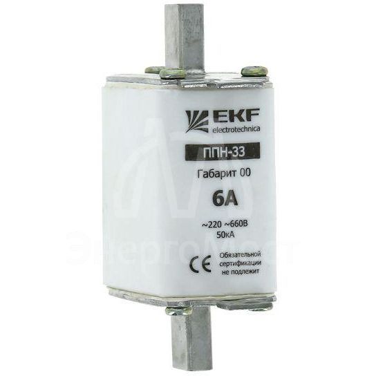 Вставка плавкая ППН-33 160/80А габарит 00 PROxima EKF fus-33/160/80