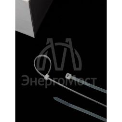 Хомут кабельный 4.8х300 нейл. бел. (уп.100шт) IEK UHH31-D048-300-100