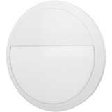 Светильник светодиодный NERO FLEX 298х77 23Вт 3000К IP65 аварийный автономный постоянного действия бел. с рамкой половинка VARTON V1-U0-00821-21FA2-6502530