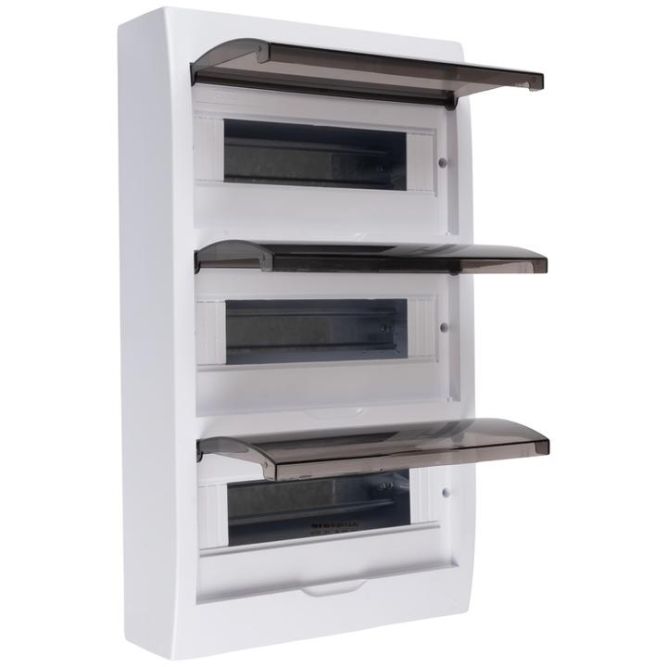 Бокс модульный накладной PDB/W 1036 WH (ЩРН-П-36) IP41 пластик. Pro JazzWay 5071704