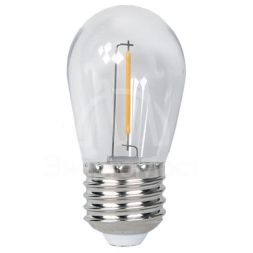 Лампа светодиодная филаментная PLED-ECO-S14 1Вт 2700К тепл. бел. CLEAR E27 для Белт-лайт JazzWay 5040625