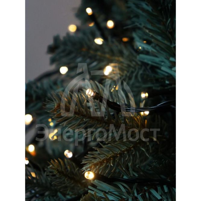 Гирлянда &amp;quot;Нить&amp;quot; 200 LED 20м уличная 3 АА батарейки 8 реж. тепл. бел. SHLights 4690601045461