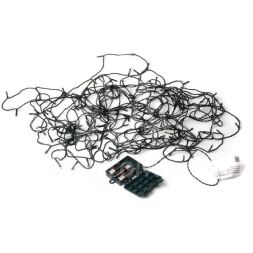 Гирлянда &amp;quot;Нить&amp;quot; 200 LED 20м уличная 3 АА батарейки 8 реж. тепл. бел. SHLights 4690601045461