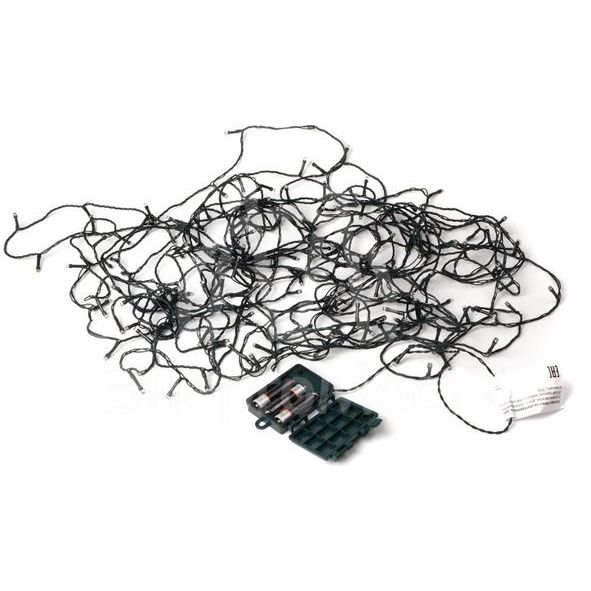 Гирлянда &amp;quot;Нить&amp;quot; 200 LED 20м уличная 3 АА батарейки 8 реж. тепл. бел. SHLights 4690601045461