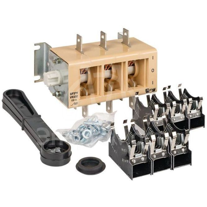 Выключатель-разъединитель ВР32У-31А71220 100А 2 напр. с дугогасит. камерами несъемная лев./прав. рукоятка MAXima EKF uvr32-31a71220